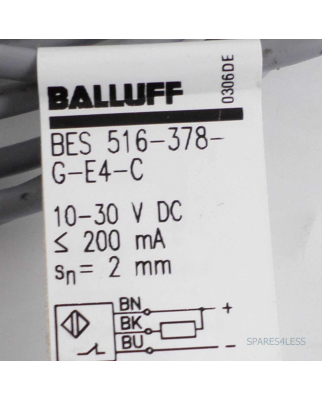 Balluff induktiver Näherungsschalter BES 516-378-G-E4-C NOV
