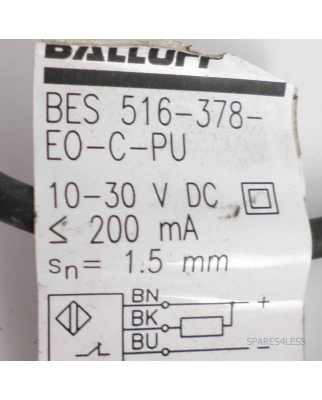 Balluff induktiver Näherungsschalter m. Stecker BES...