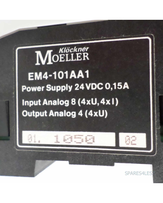 Klöckner Moeller Analog-Modul EM4-101-AA1 GEB