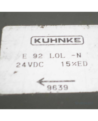 Kuhnke Drehmagnet E92 L0L-N 24VDC NOV