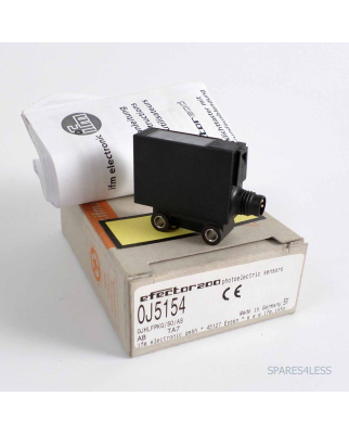 IFM Laser-Lichttaster 0J5154 0JHLFPKG/S0/AS OVP
