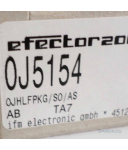 IFM Laser-Lichttaster 0J5154 0JHLFPKG/S0/AS OVP