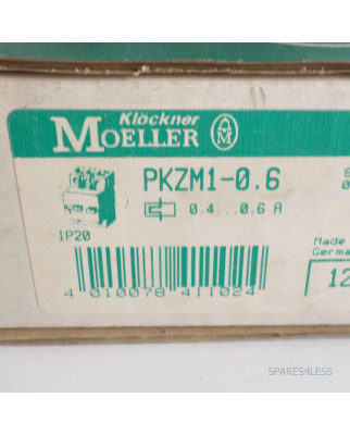 Klöckner Moeller Motorschutzschalter PKZM1-0,6 OVP