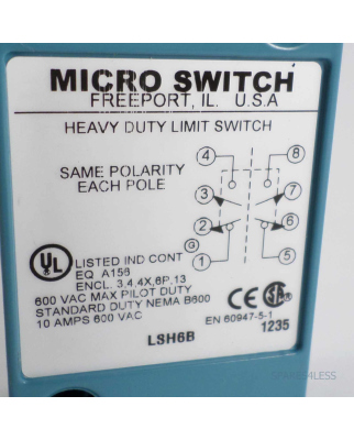Honeywell Endschalter Micro Switch LSH6B NOV
