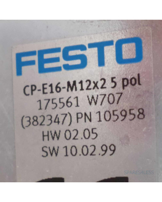 Festo Eingangsmodul CP-E16-M12x2-5pol 175561 GEB