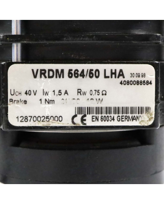 Berger Lahr 5-Phasen-Schrittmotor Positec VRDM 564/50 LHA + Bremse GEB