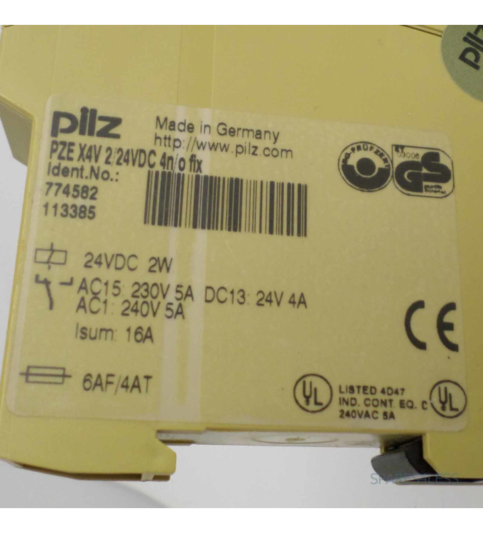Pilz Kontakterweiterungsblock PZE X4VP 2/24DC 4n/o fix Typ 777582 