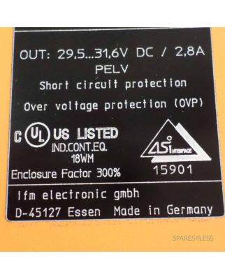 ifm ecosys asi AS-i power supply 2,8A AC1206 GEB