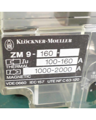 Klöckner Moeller Auslöserblock ZM9-160 OVP