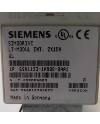 Simodrive 611 LT-Modul 6SN1123-1AB00-0AA1 Vers.A GEB