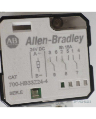 Allen Bradley Relais 700-HB33Z24-4 + Sockel CAT 700-HN153 GEB