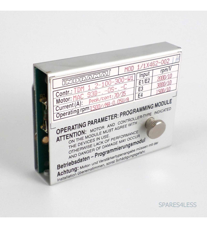 INDRAMAT Programmiermodul MOD1/1X462-002 GEB