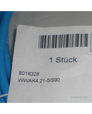 Turck Sensorkabel WWAK4.21-5/S90 8016328 OVP