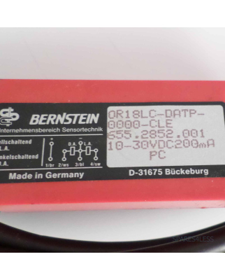 BERNSTEIN Sensor OR18LC-DATP-0000-CLE 6552852001 GEB