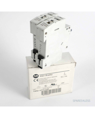 Allen Bradley Leistungsschalter 1492-SP1C100 Ser.C (2Stk.) OVP
