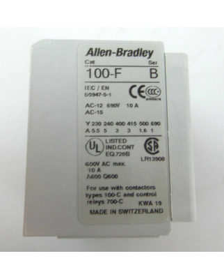 Allen Bradley Hilfsschalterblock 100-FB22 OVP