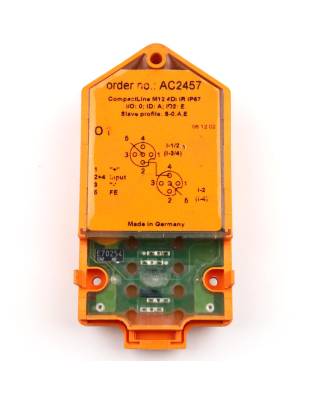 ifm AS-Interface CompactLine M12 4DI IR IP67 AC2457 GEB