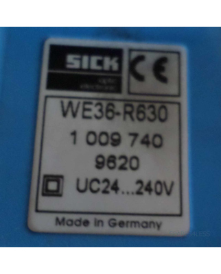 SICK Einweg-Lichtschranke WE36-R630 1009740 GEB