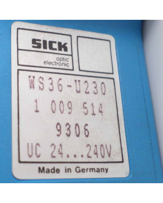 SICK Einweg Lichtschranke WS36-U230 1009514 NOV