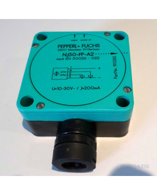 Pepperl+Fuchs Induktiver Sensor NJ50-FP-A2-P1 GEB