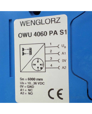 Wenglor Lichttaster OWU4060PAS1 GEB