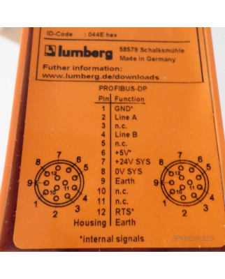 Lumberg Profibus-DP 0970 PSL 204 OVP
