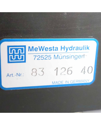 MeWesta Hydraulik Zwischenplatten-Ventil NG6 8312640 NOV