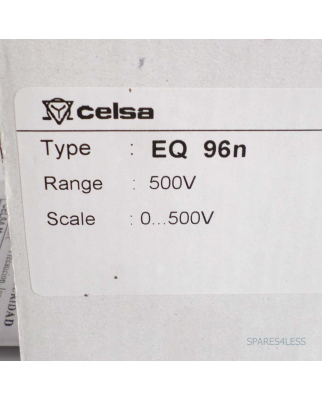 CELSA Spannungsmessgerät EQ96n 0...500V OVP