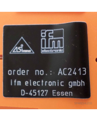 ifm AS-Interface CompactLine M12 4SB/FC AC2413 OVP/GEB