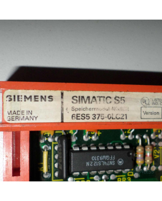 SIMATIC S5 SPEICHER 375 6ES5 375-0LC21 , 4 KB GEB