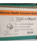 Klöckner Moeller Fuß- und Grobhandtaster FAK-R/KC/I OVP