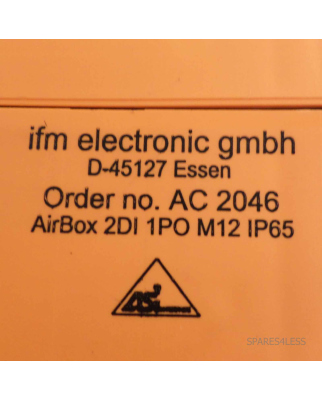 ifm AS-i E/A Modul Airbox42 2DI 1PO Filter FK AC2046 GEB