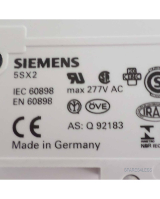 Siemens Leitungsschutzschalter 5SX2104-7 GEB
