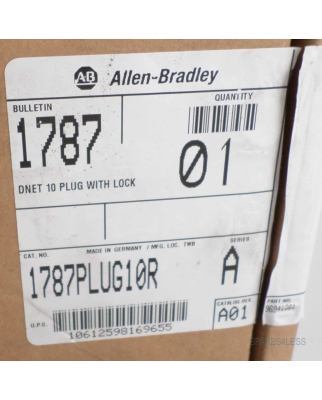 Allen Bradley DNET 10 PLUG 1787-PLUG-10R Ser.A  (10Stk.) OVP