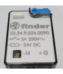 Finder Steckrelais 55.34.9.024.0090 24VDC 5A/250V~ NOV