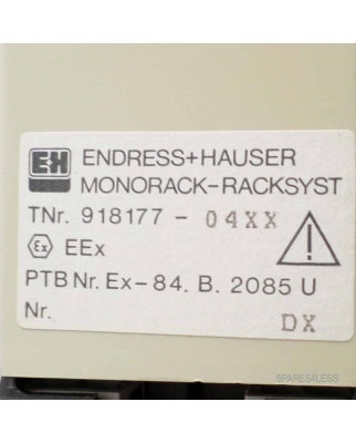 Endress+Hauser Monorack-Racksyst. 918177 Ex-84.B.2085U GEB