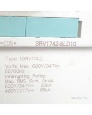 Siemens Leistungsschalter 3RV1742-5LD10 NOV