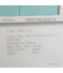Siemens Leistungsschalter 3RV1742-5DD10 NOV