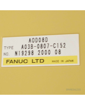Fanuc I/O Modul Mod. D-OUTPUT A03B-0807-C152 AOD08D GEB