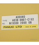 Fanuc I/O Modul Mod. D-OUTPUT A03B-0807-C152 AOD08D GEB #K2