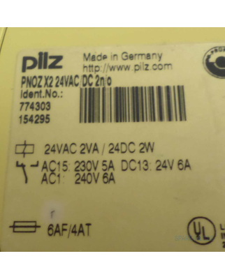Pilz Not-Aus-Schaltgerät PNOZX2 24VAC/DC 2n/o 774303...