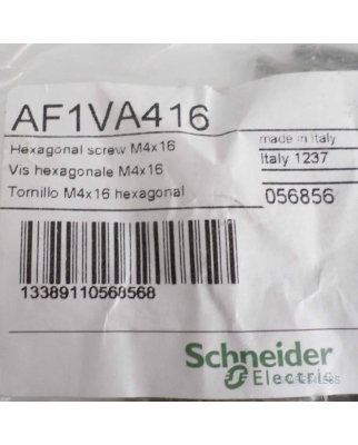 Schneider Schrauben+Scheibe AF1-VA416 056856, M4x16 mm (100Stk) OVP