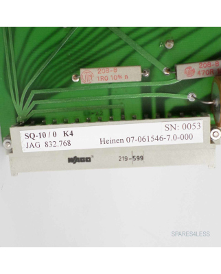 Heinen Stromversorgung SQ-10/0 K4 07-061546-7.0-000 NOV