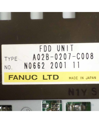 Fanuc FDD Unit A02B-0207-C008 GEB