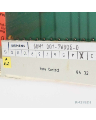 Siemens Baugruppe 6DM1001-7WB06-0 GEB