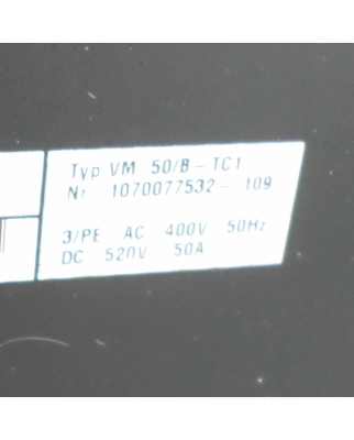 Bosch Versorgungsmodul Typ VM 50/B-TC1 1070077532-109 NOV