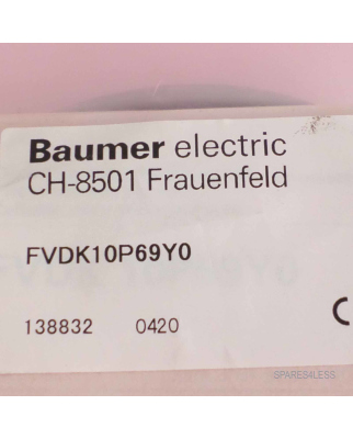 Baumer electric Lichtleitgerät FVDK 10P69Y0 138832 OVP