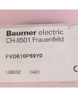 Baumer electric Lichtleitgerät FVDK 10P69Y0 138832 OVP