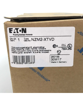 EATON Türkupplungsdrehgriff NZM2-XTVD 260168 OVP