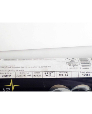 Böhler Stabelektrode FOX SAS 4-A 10151 3,2x350mm (120Stk.) OVP